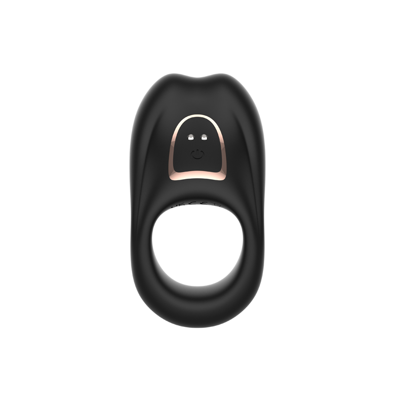 Ağız titreşen horoz yüzme-siyah